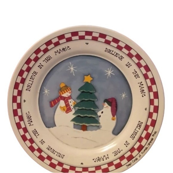 Vintage Christmas Plate - Picture 5 of 5